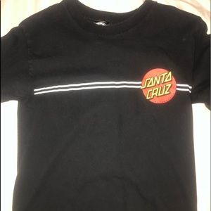 Black Santa Cruz T-shirt